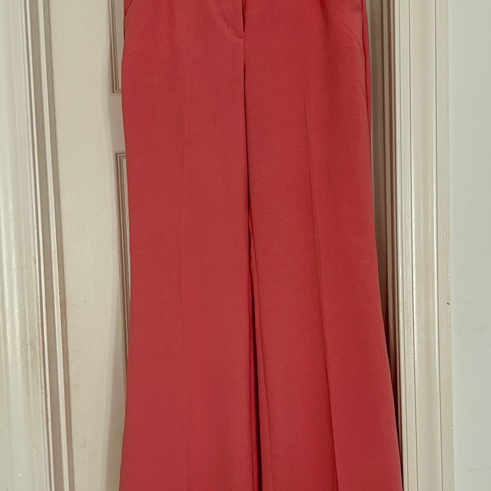 Express Wide-Leg Trousers in Coral